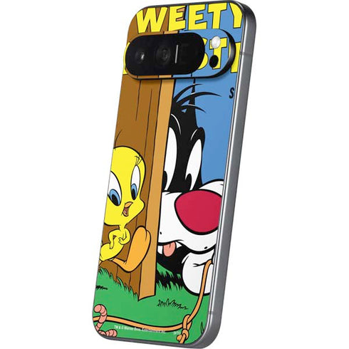 Looney Tunes Tweety Bird Sylvester Ten Cents Pixel 9 Pro XL Skin